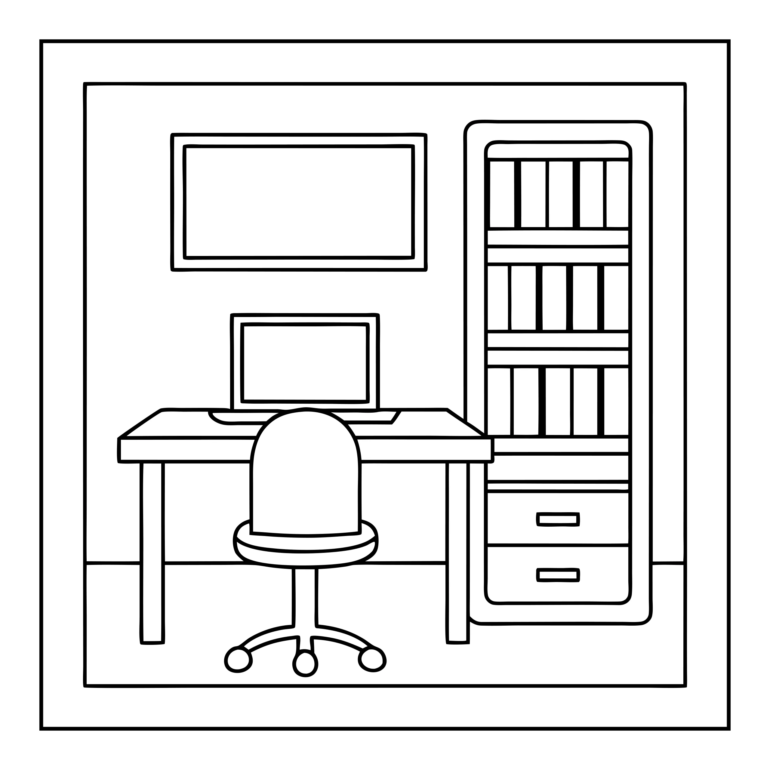 Office Coloring Page — Coloring page