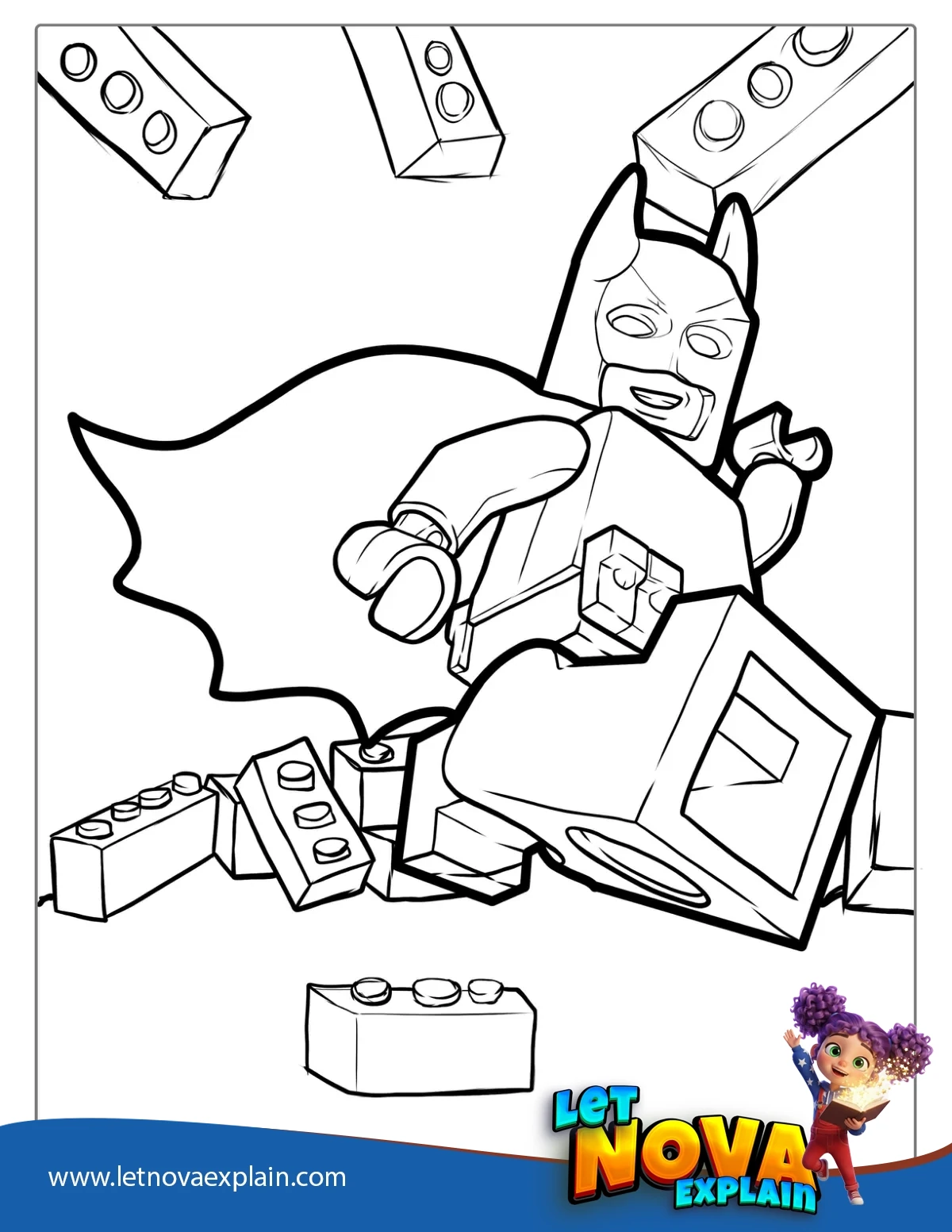 Lego Batman Movie Coloring Sheet — PDF imprimable