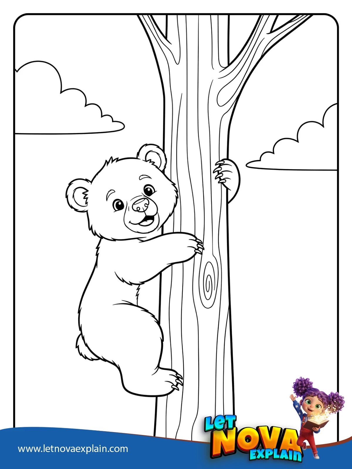 Cub Climber coloring — Coloring page