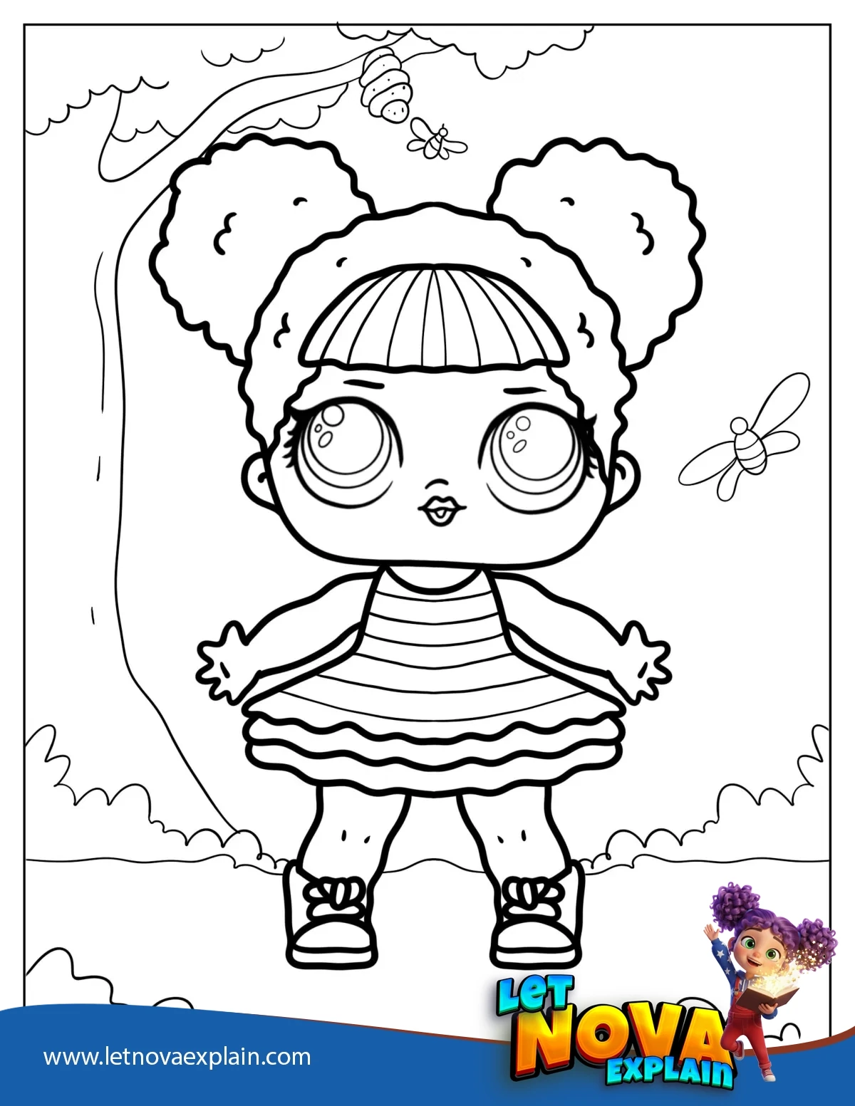 Queen Bee From The Glitterati Club — PDF stampabile