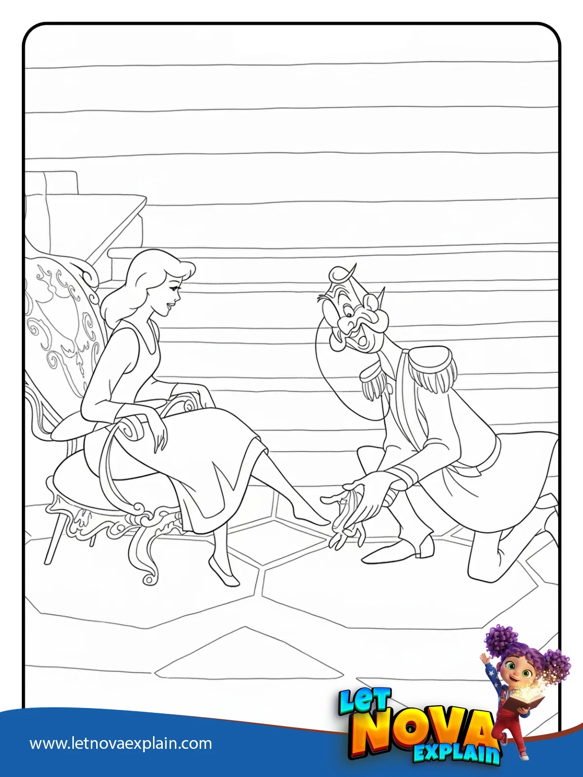 Trying the Shoe coloring — Disegno da colorare