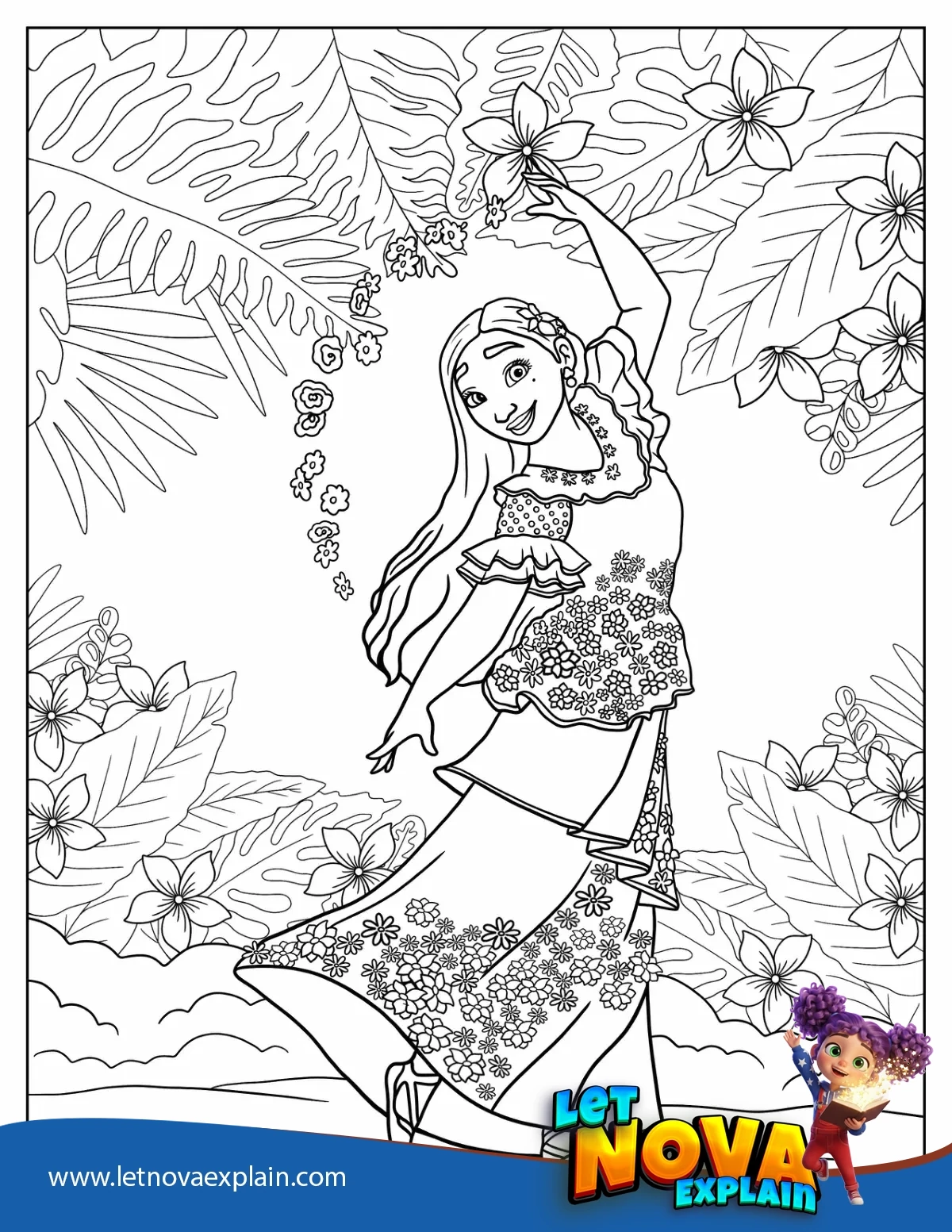Isabela Madrigal Making Flowers — PDF imprimable