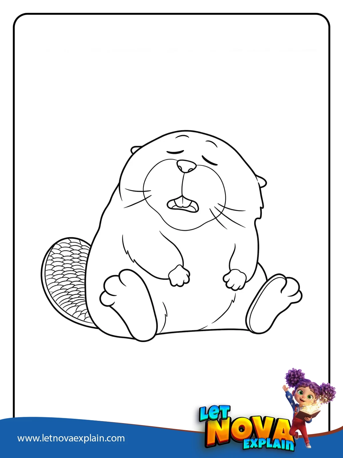 Sleepy Loaf coloring — Coloring page