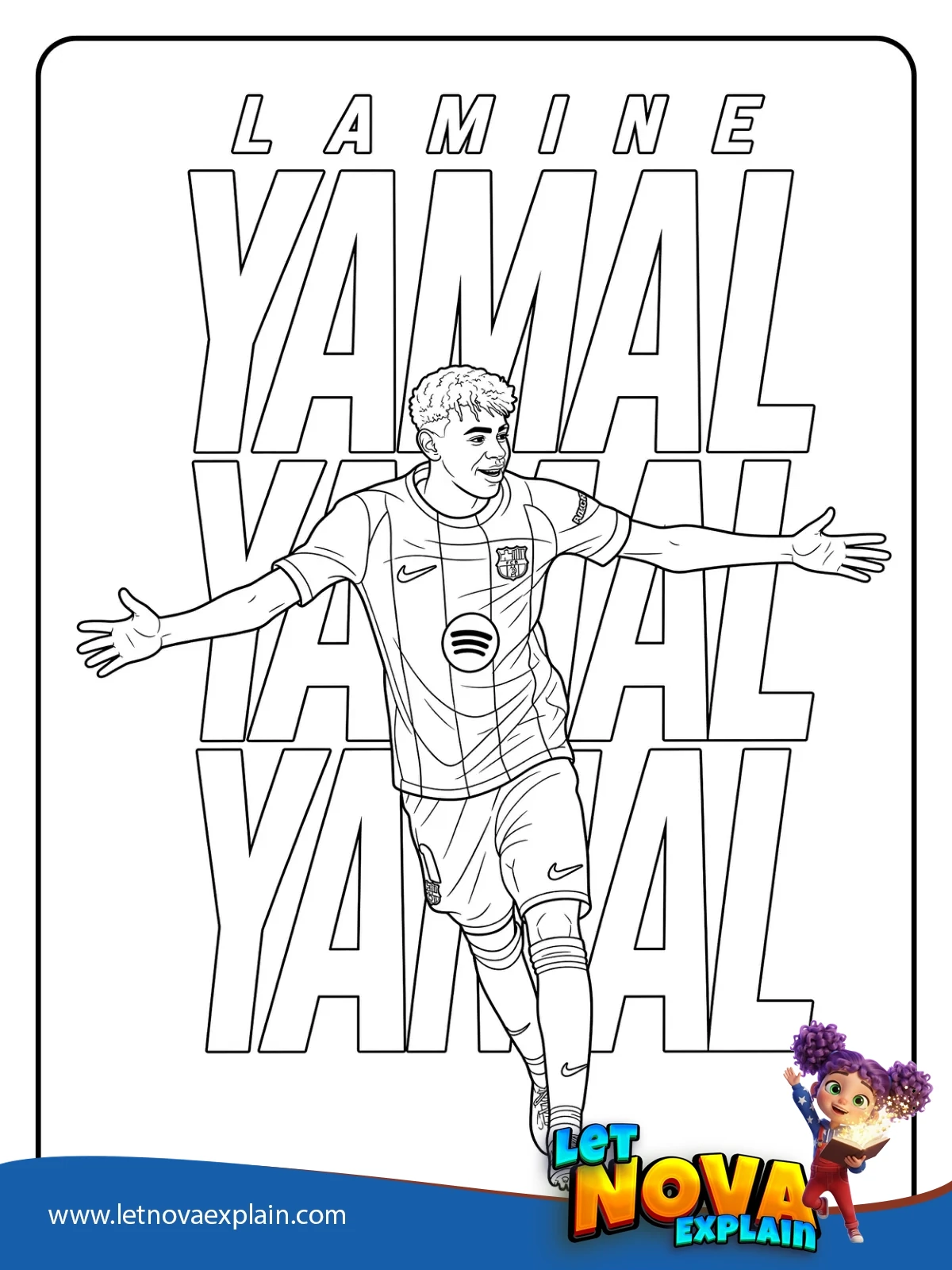 Arms Wide Celebration coloring — صفحة تلوين