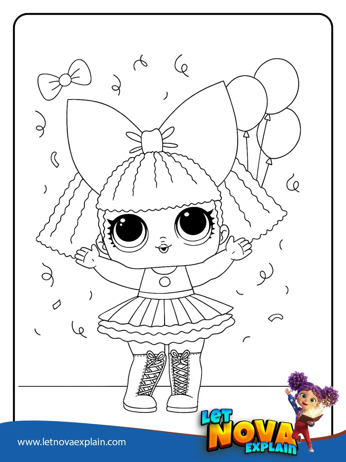 Prankstas Party Trick coloring — PDF imprimible