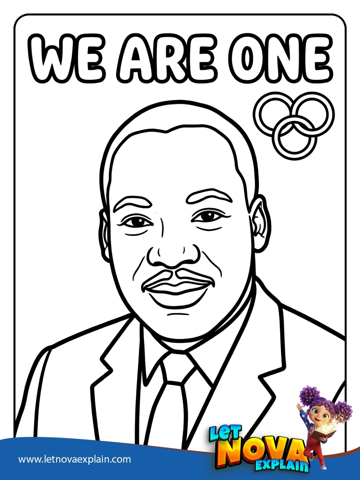 We Are One coloring — Coloring page