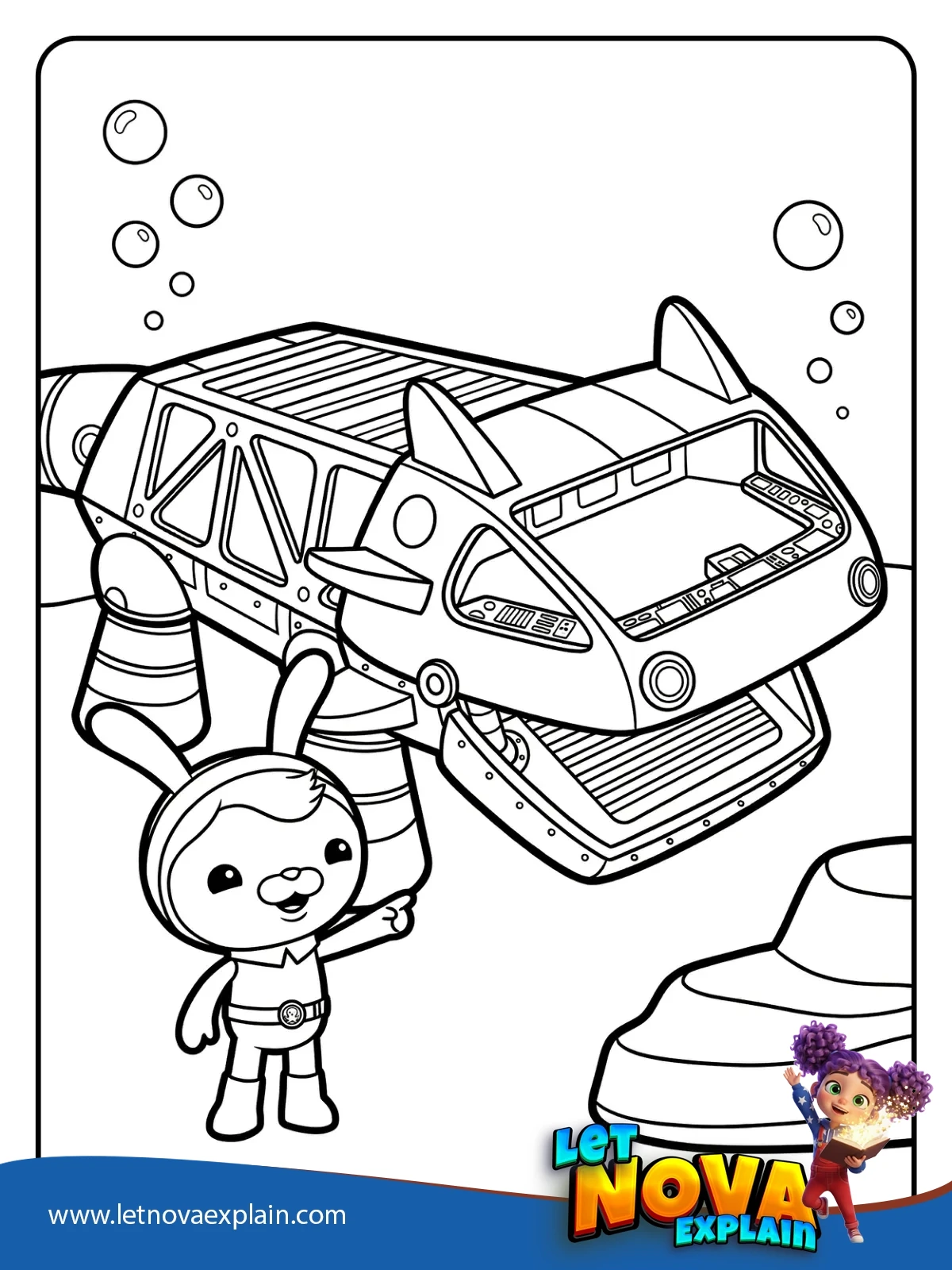 Tweak Presents the GUP G coloring — Coloring page