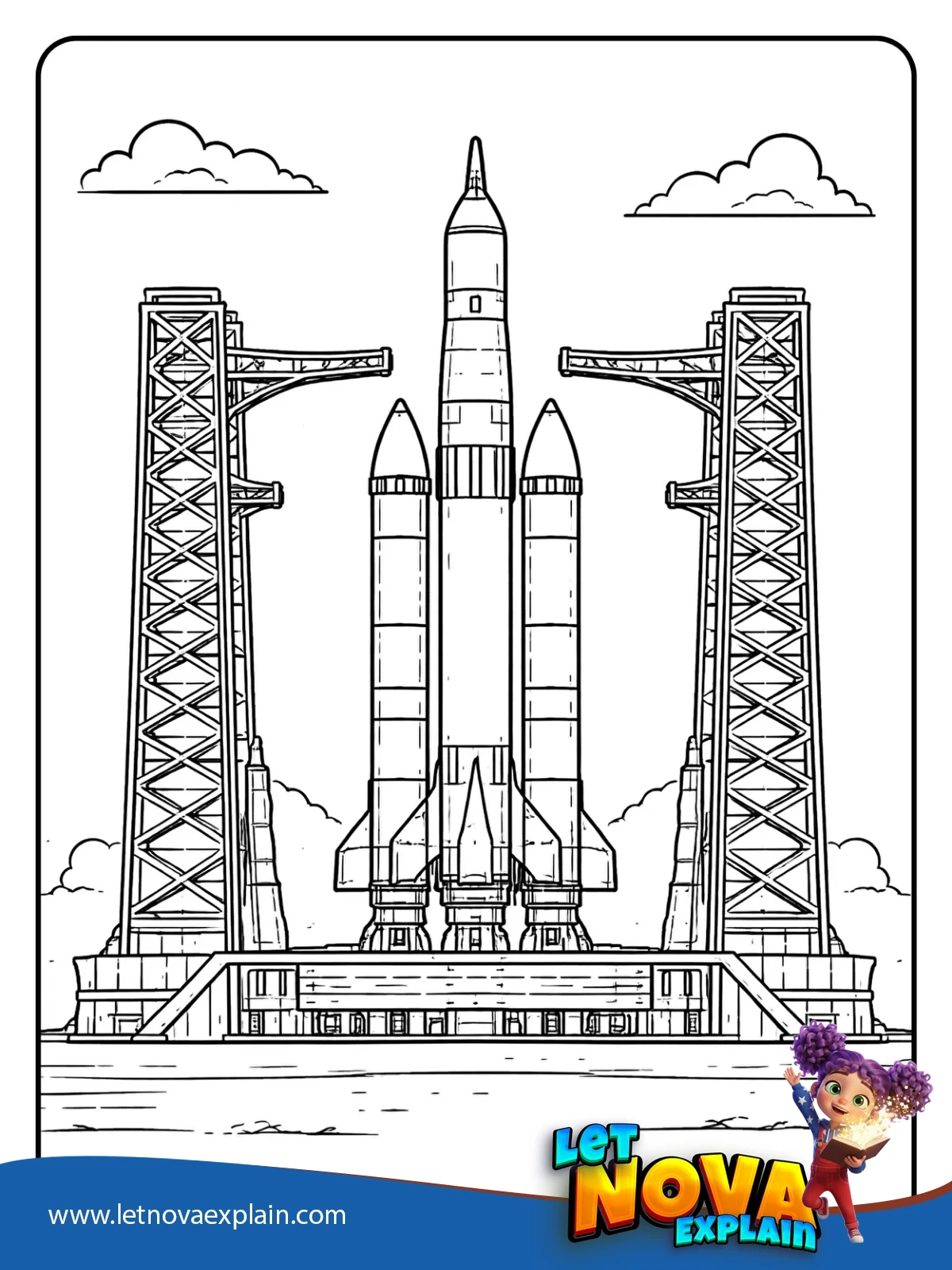 Real Style Launch Pad coloring — Página para colorear