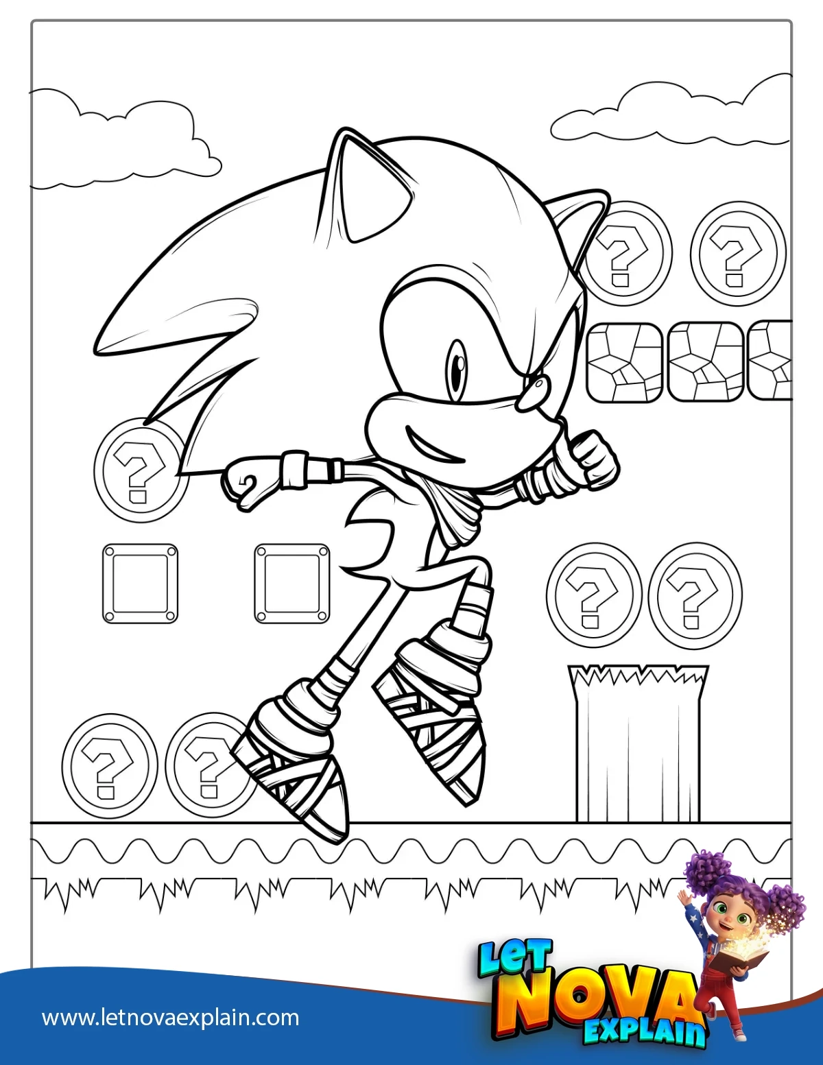 2D Super Sonic In Game — Printable PDF