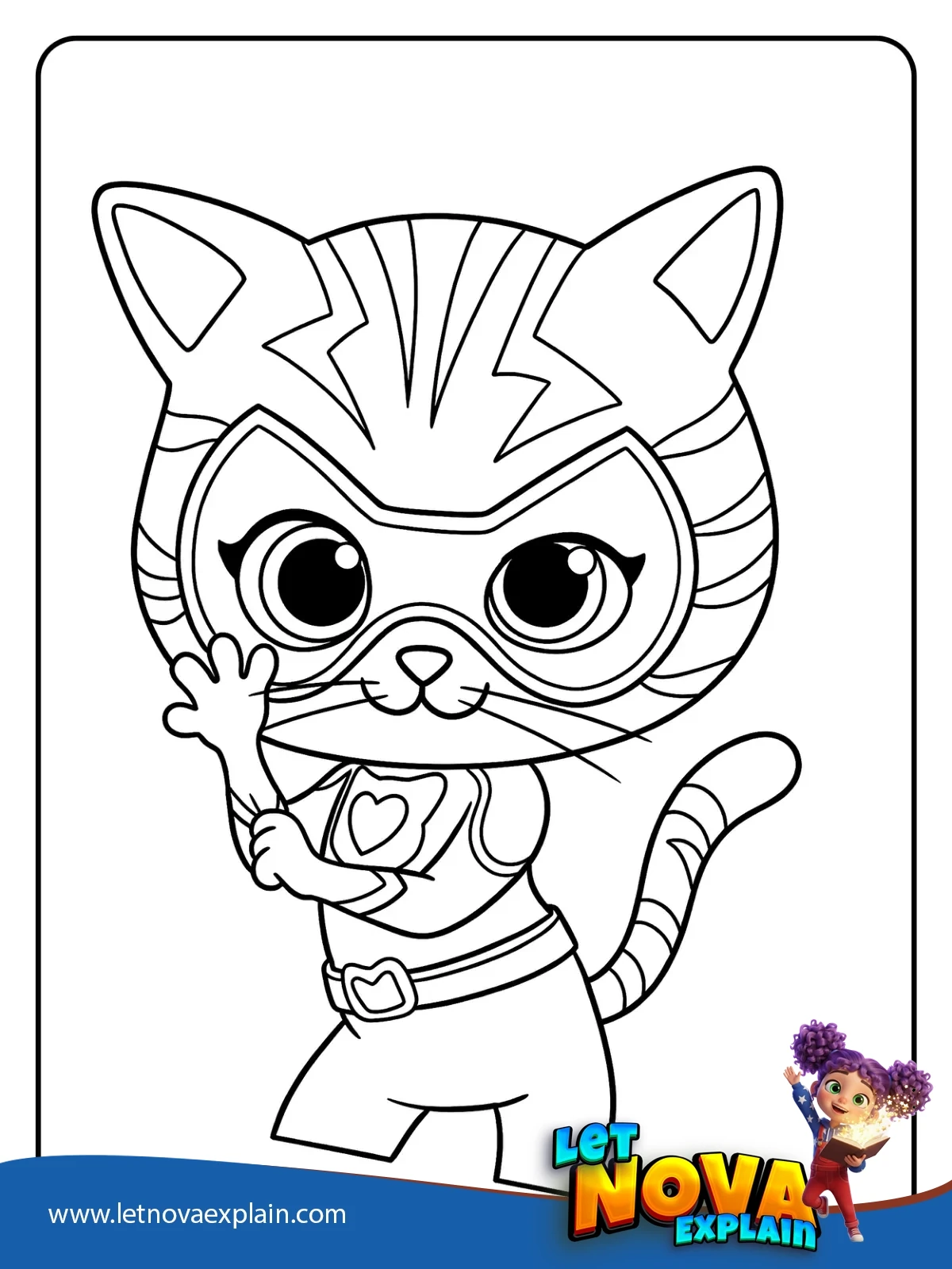 Ginny Big Wave coloring — Página para colorear