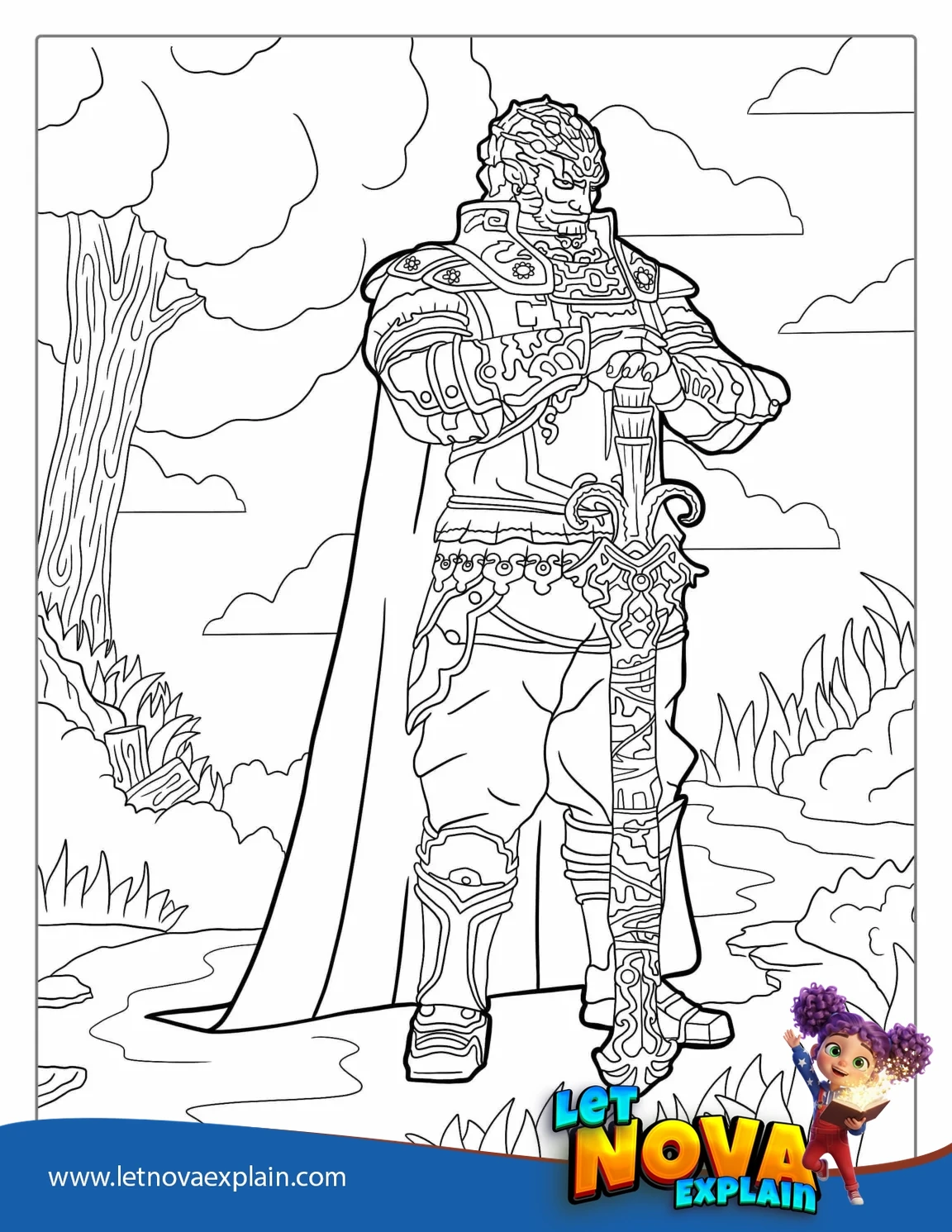 Zelda Ganon Coloring Page — Coloring page