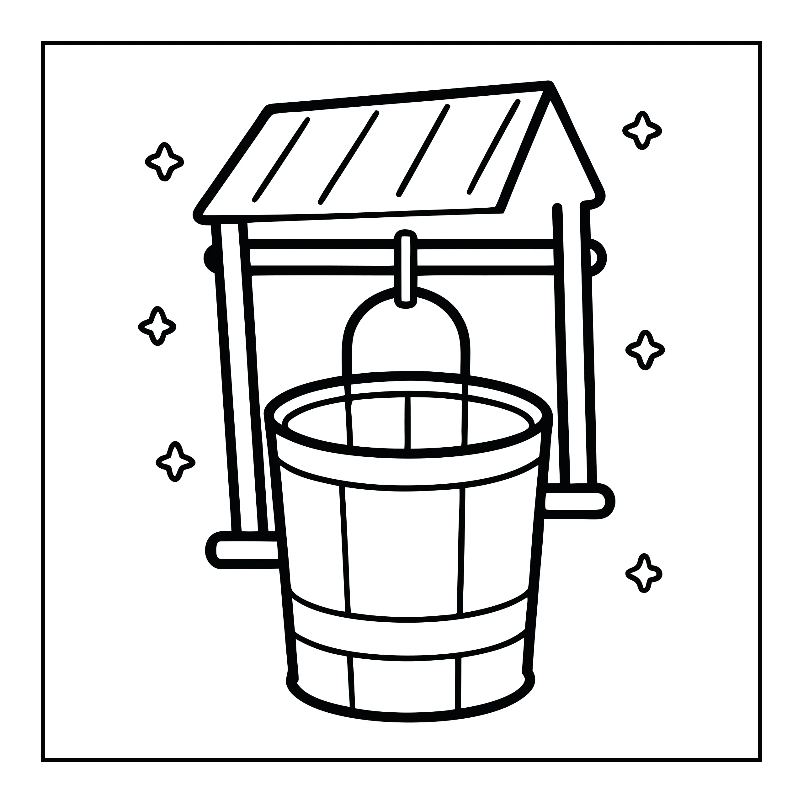 Wells Coloring Page — Coloring page